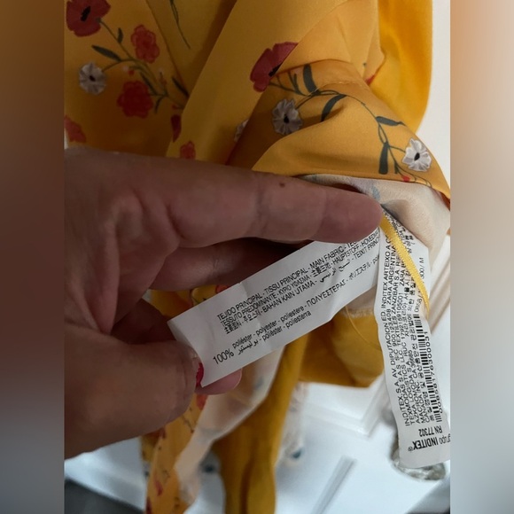 NWT Zara high low floral dress - Picture 6 of 7